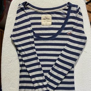 Hollister Long Sleeve Striped Sweater